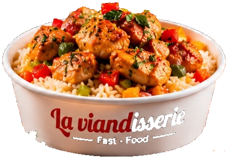 Bowl riz poulet mariné