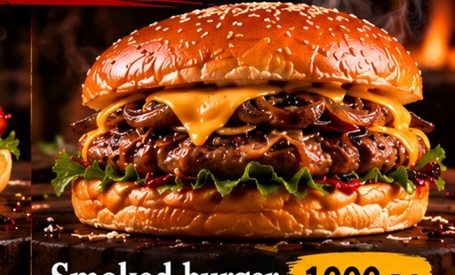 Smoked burger