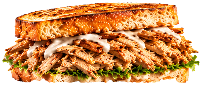 Effiloché poulet