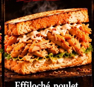 Effiloché poulet