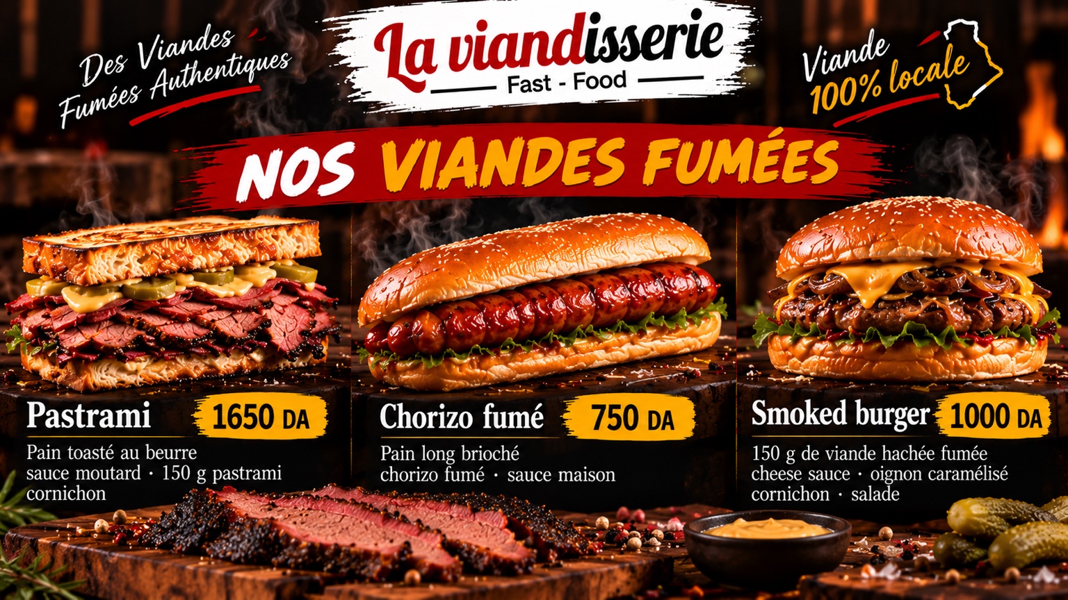 Nos viandes fumées